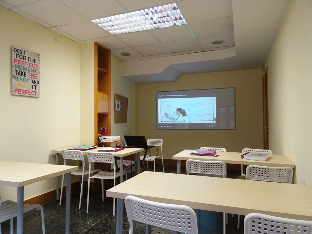 aula con video