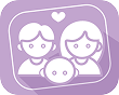 niños con padres