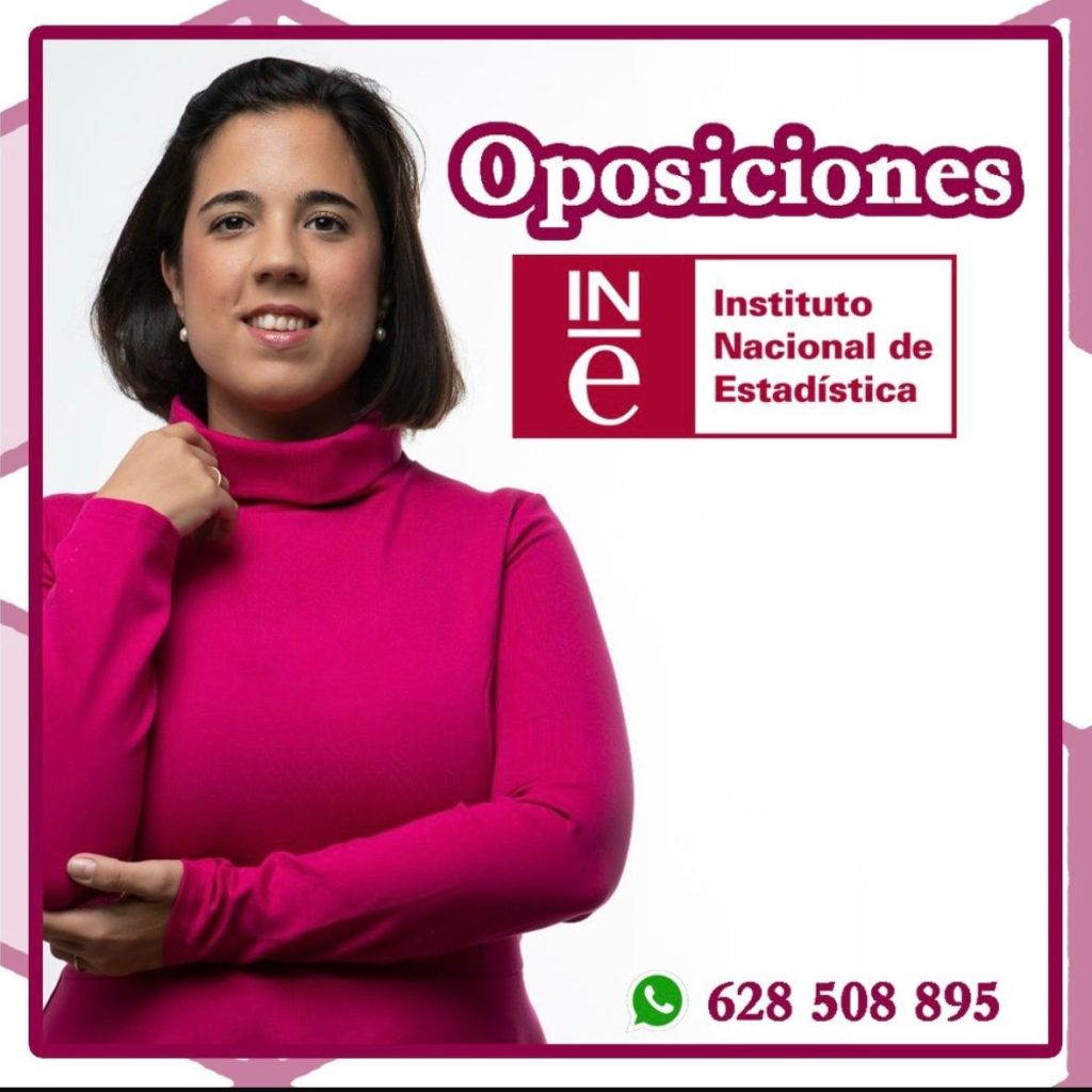 Paula prepara oposiciones al INE, Diplomados y estadísticos superiores del Estado